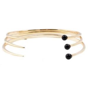 NWOT The 2Bandits Moonlight Drive Cuff Set Gold